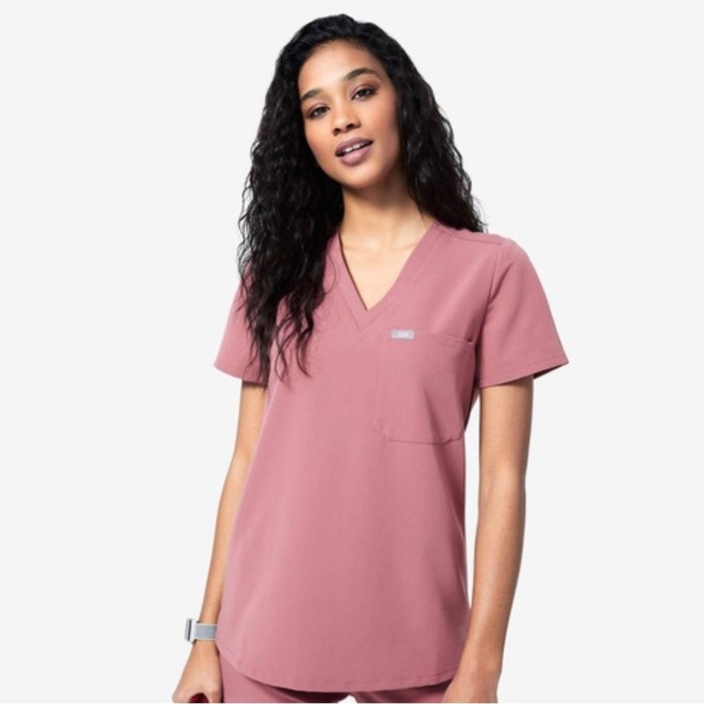 Figs Mauve Catarina Top